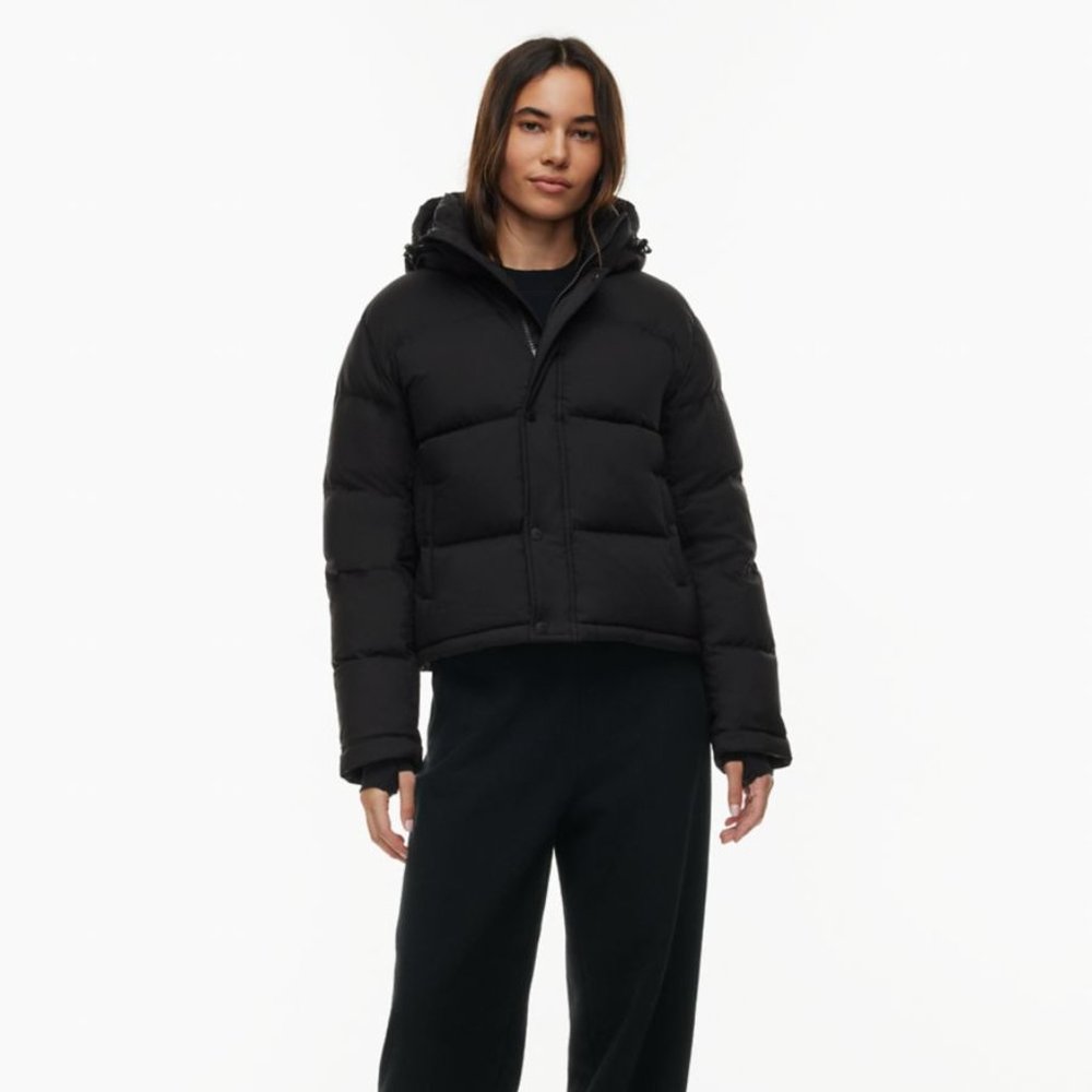 Aritzia-Super Puff Shorty; Black; size Large